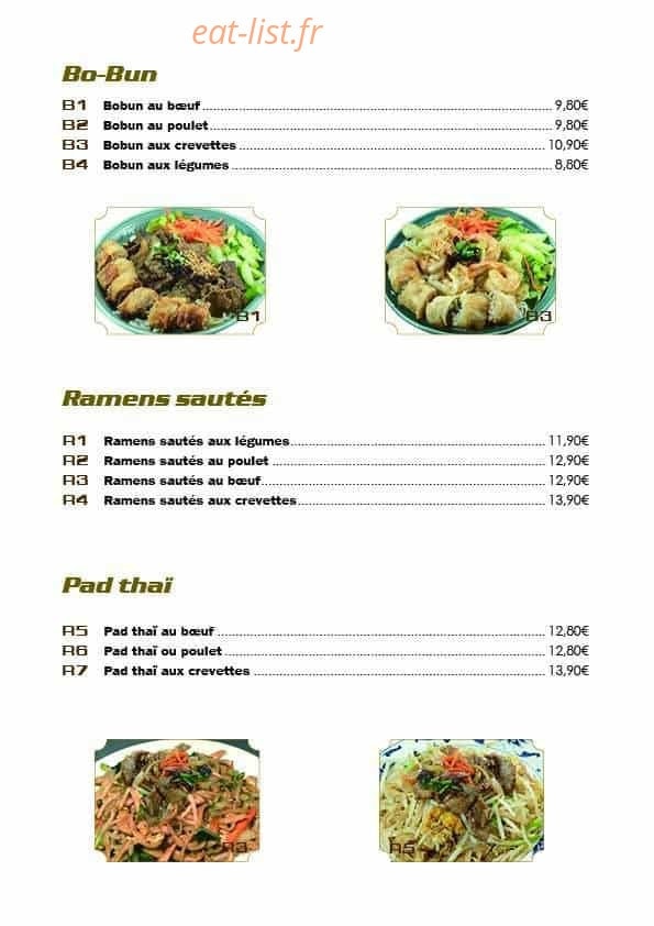 Le restaurant chez lola — carte page 4