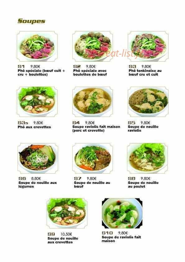 Le restaurant chez lola — carte page 3