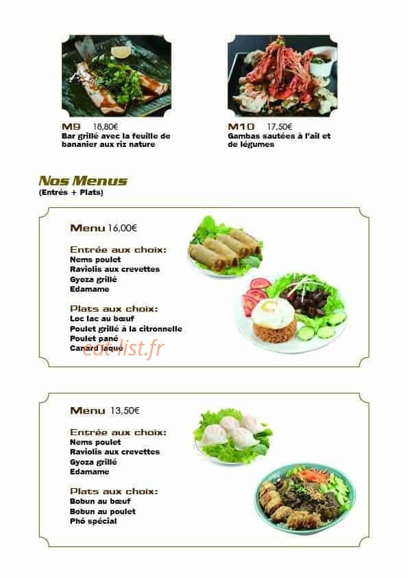 Le restaurant chez lola — carte page 6
