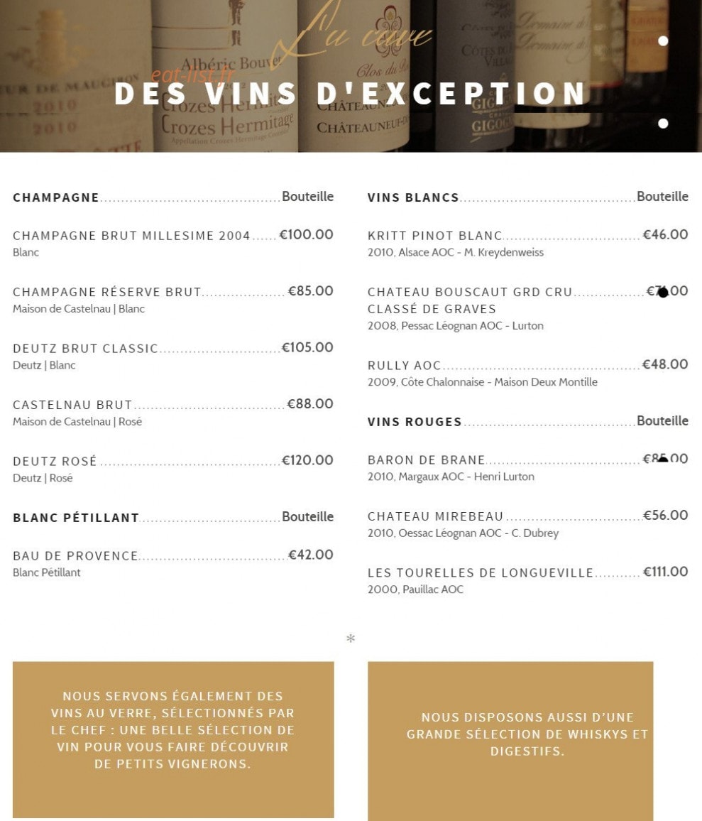 Le Tournesol — carte page 4