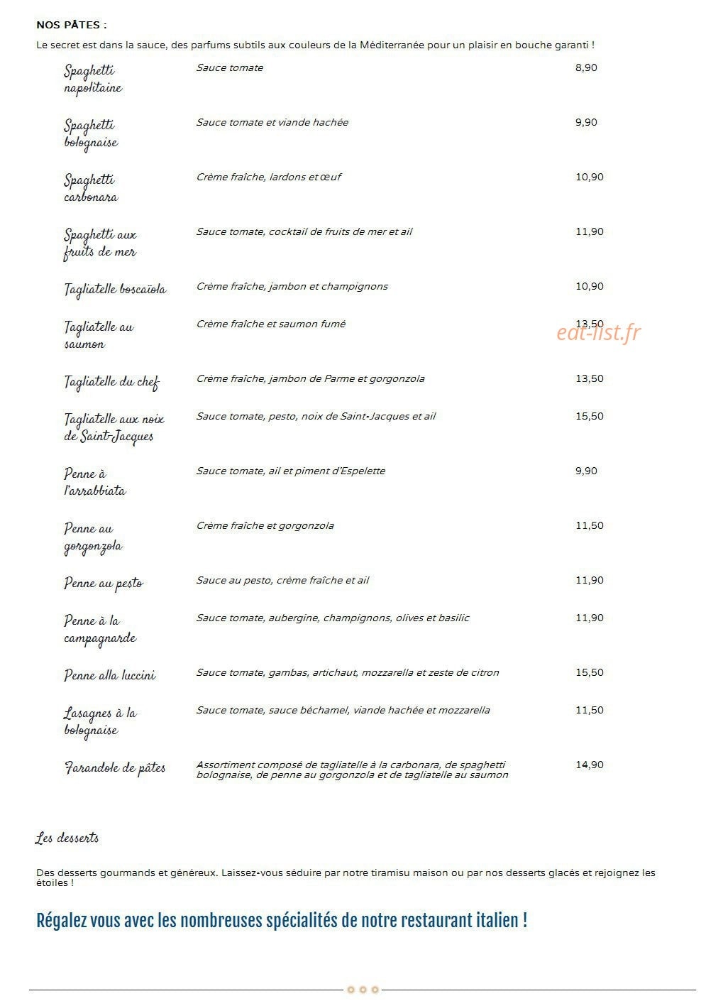 Le Valentino — carte page 7
