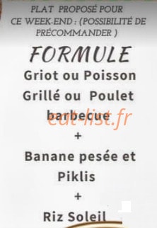 Les saveurs D'Anne — carte page 1