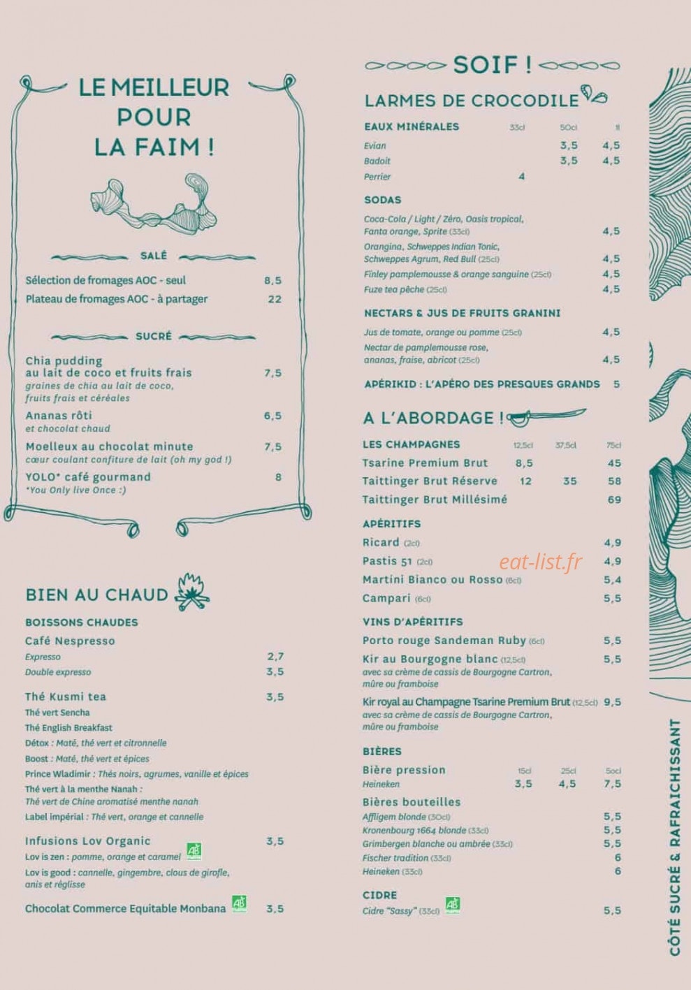 Novotel — carte page 4