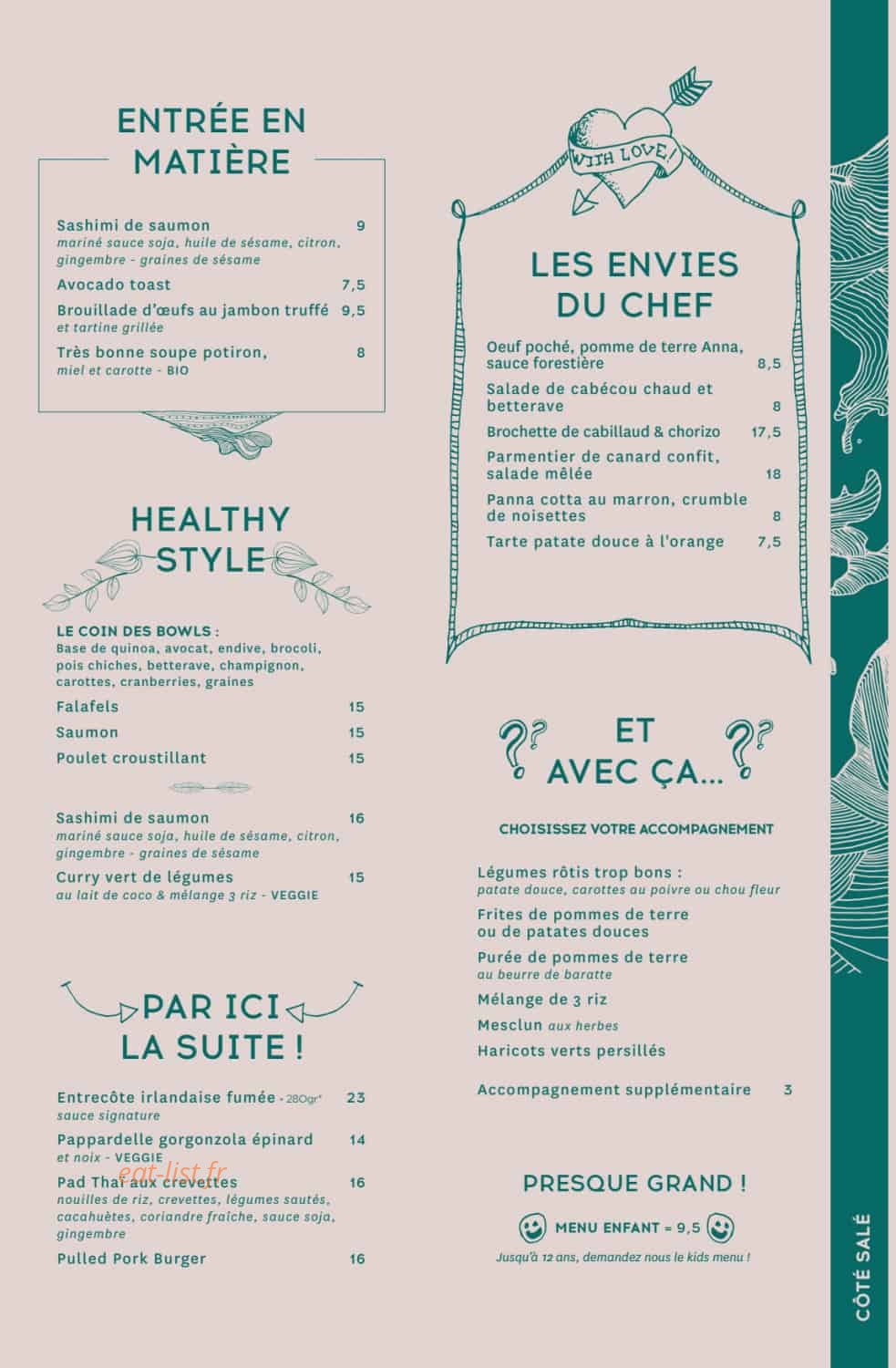 Novotel — carte page 2