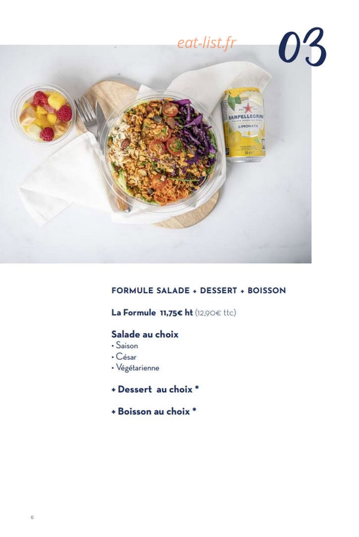 Paris Baguette — carte page 7
