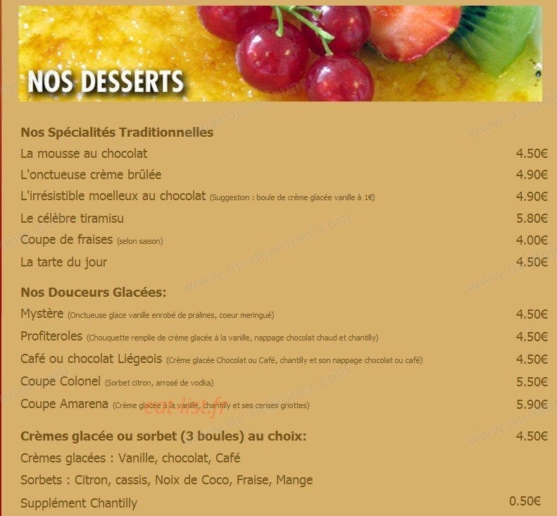 Pizza Mido — carte page 5
