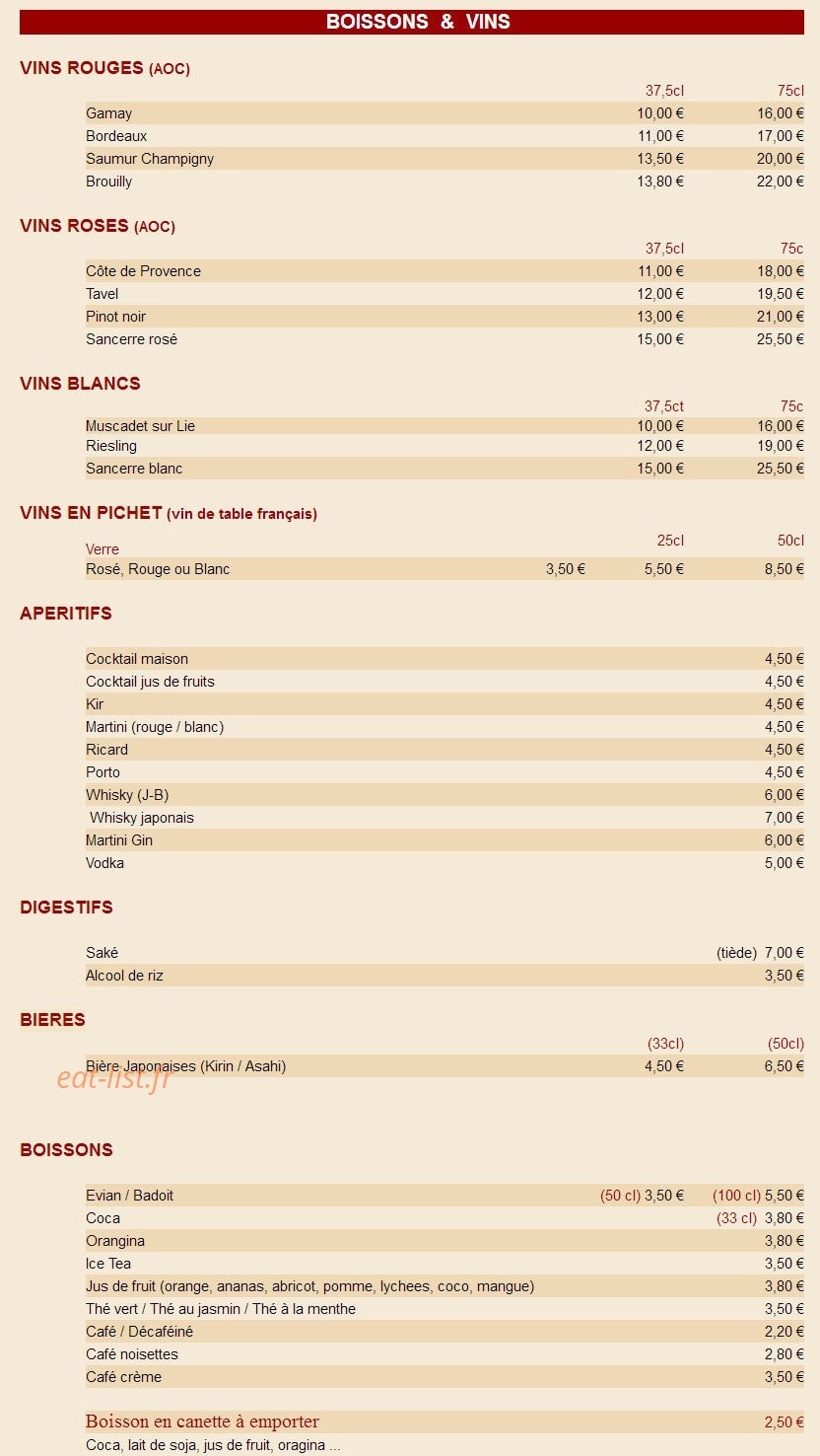 Sakura — carte page 8