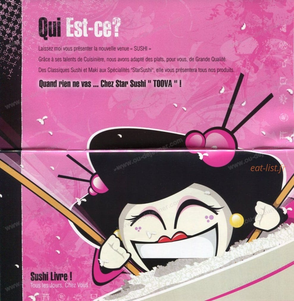 Star Sushi — carte page 2