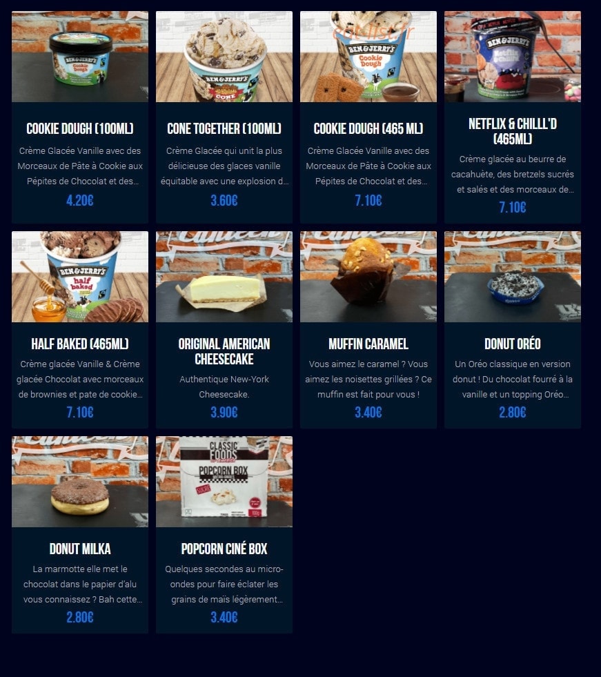 U's Canteen — carte page 5