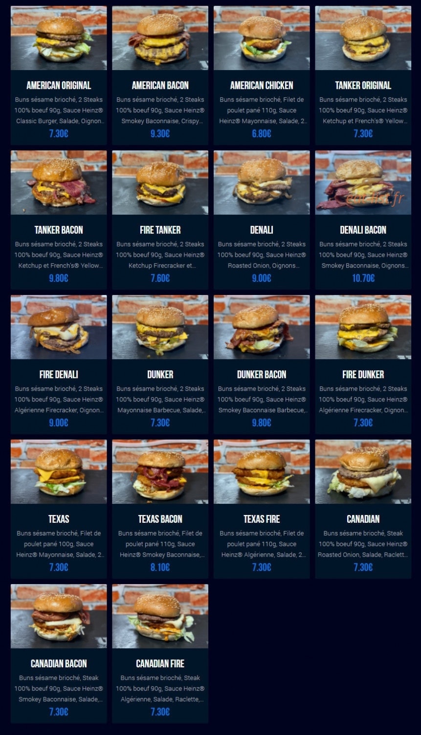 U's Canteen — carte page 2