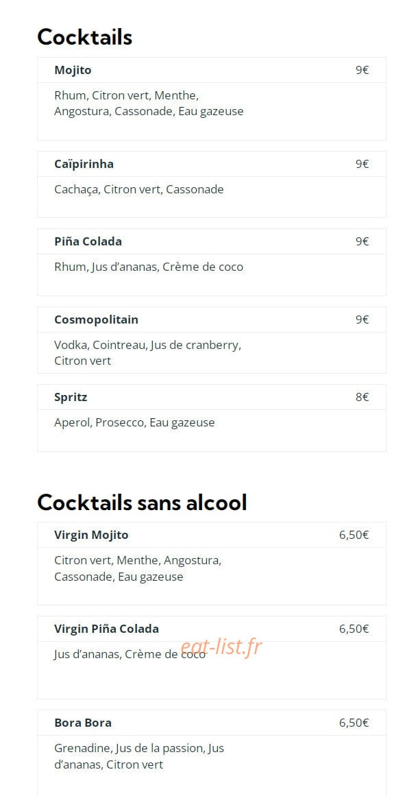 L’Entracte — carte page 6