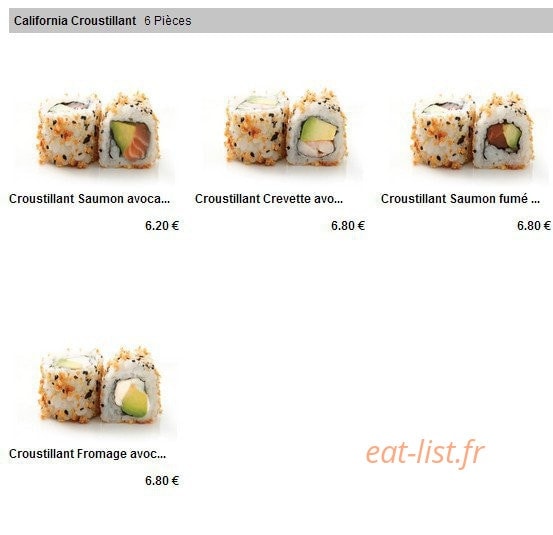 Sayuri sushi — carte page 9