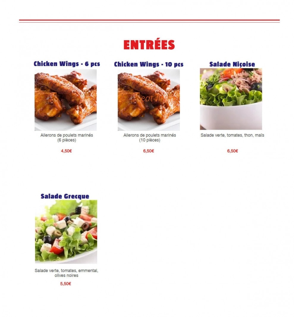 Web Pizza — carte page 5