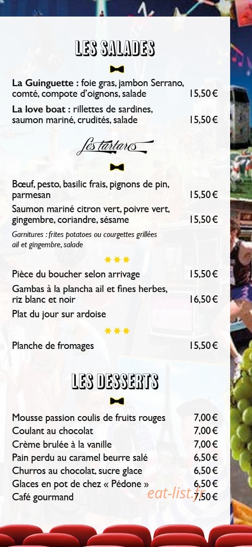 Le Bogart — carte page 6