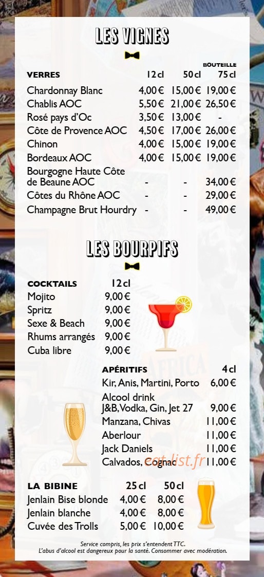 Le Bogart — carte page 2
