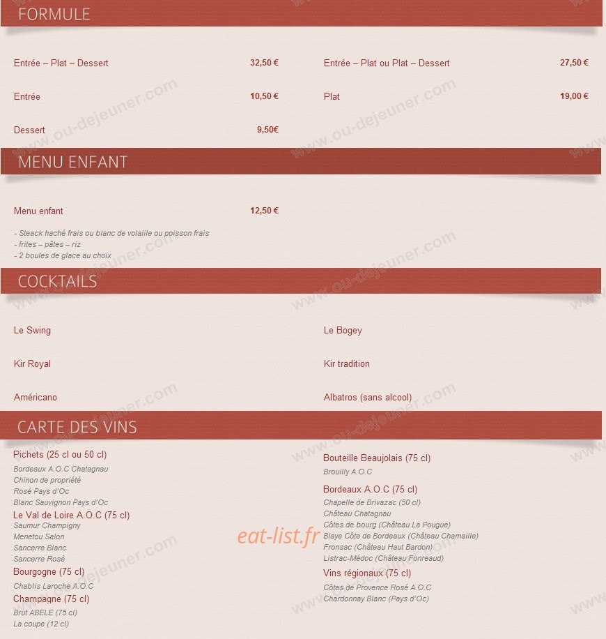 Le Swing — carte page 4