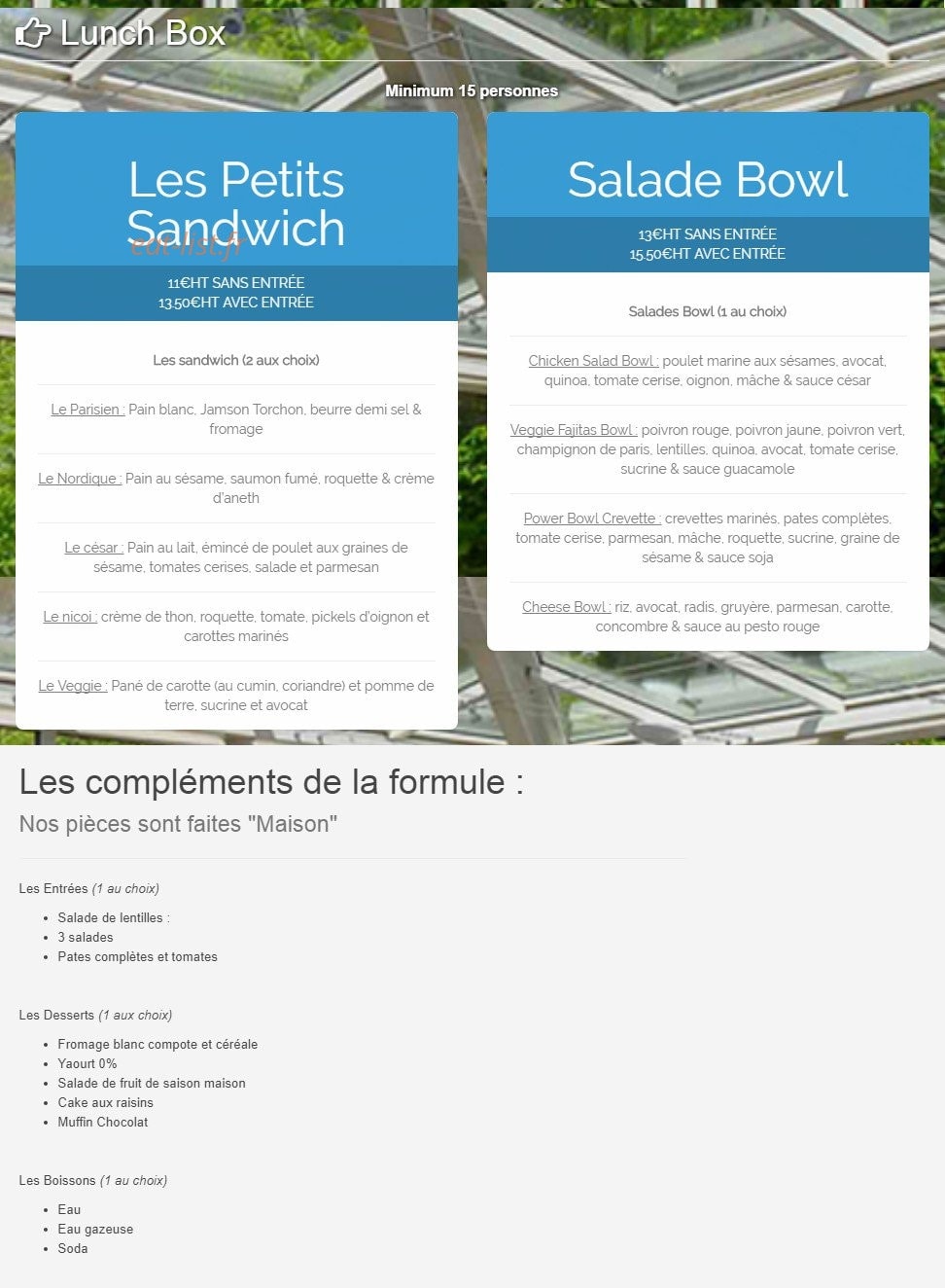 La Faisanderie — carte page 3
