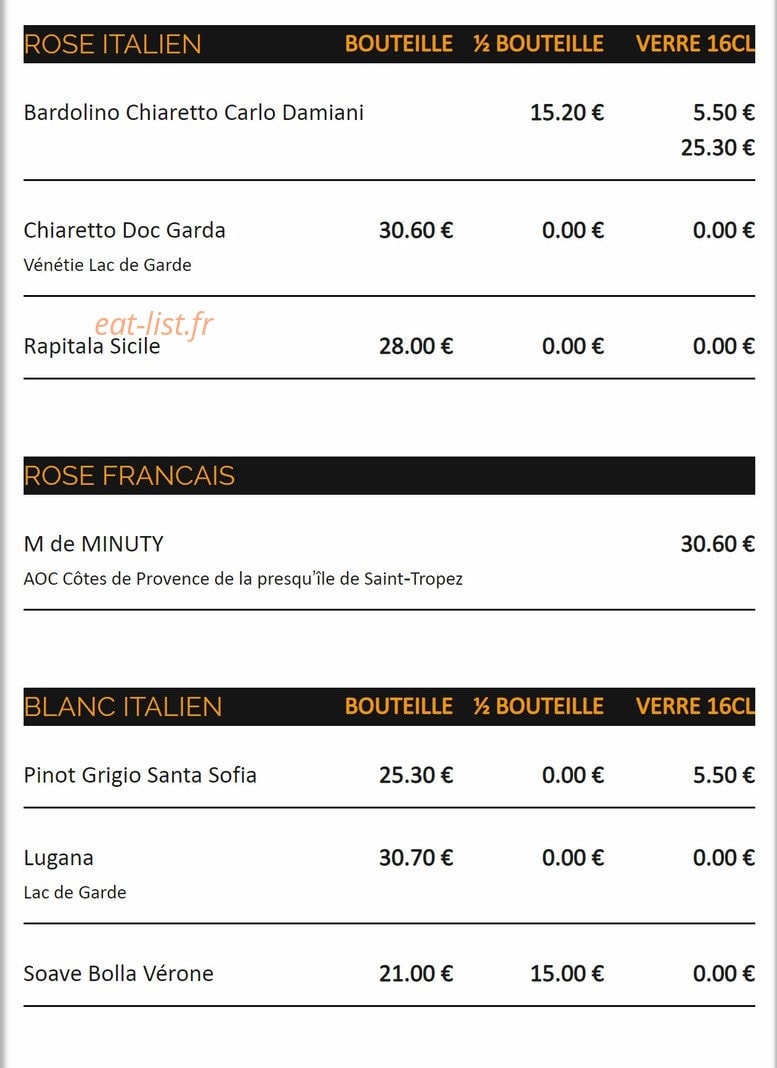 La Scuderia — carte page 4
