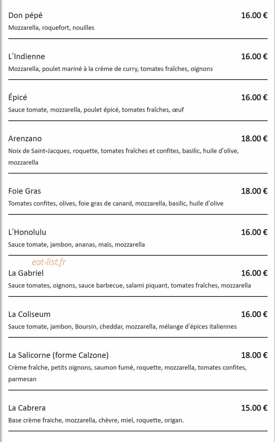 La Scuderia — carte page 18