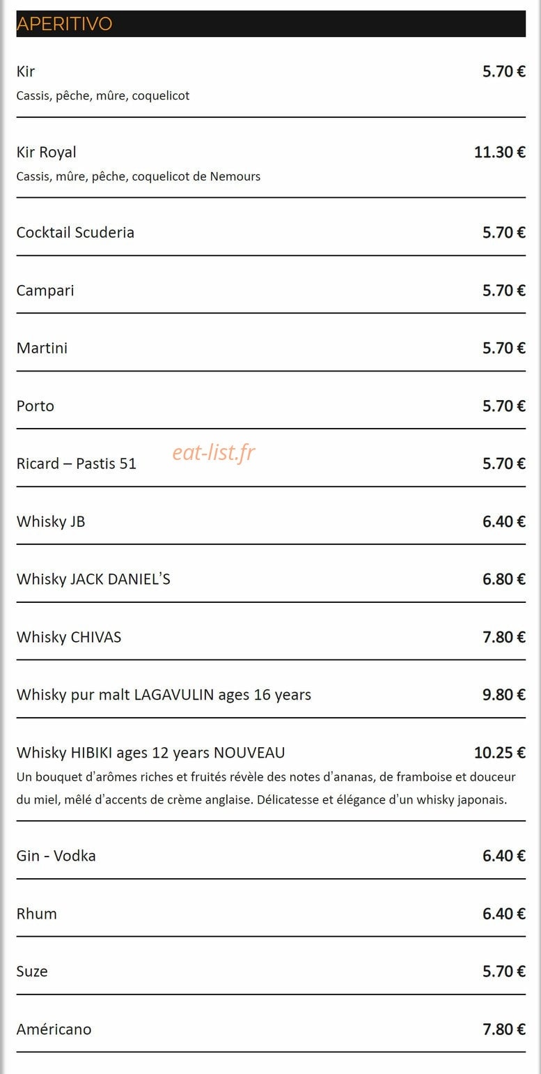 La Scuderia — carte page 11
