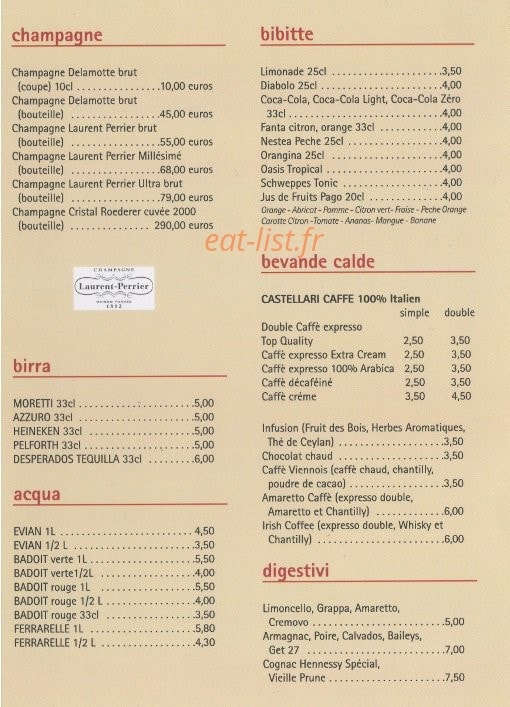 La Scuderia — carte page 6