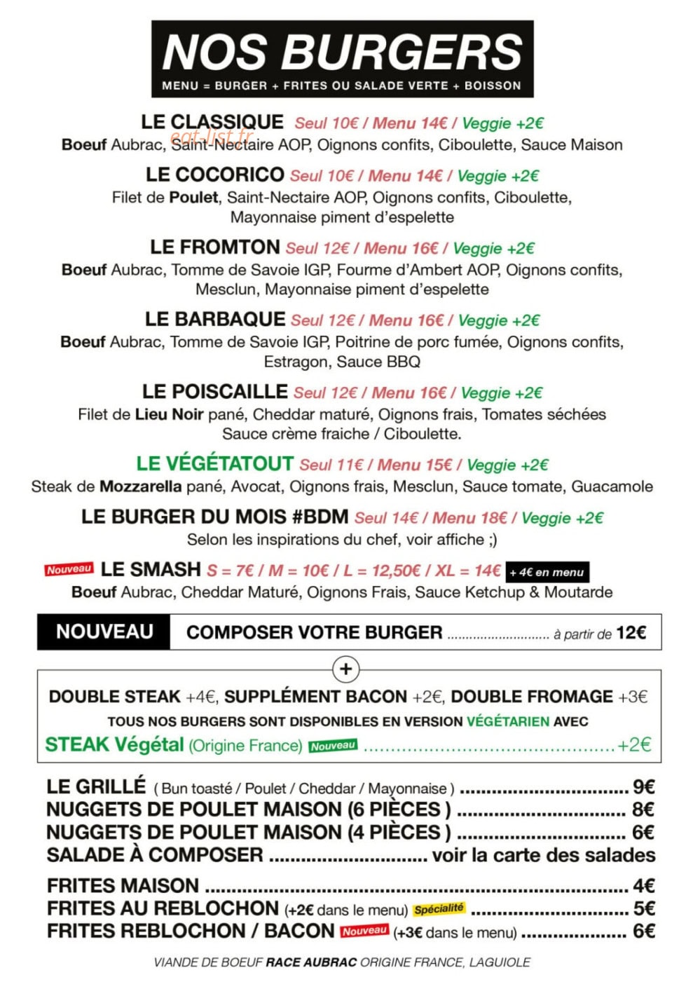 Alfred Burger — carte page 1