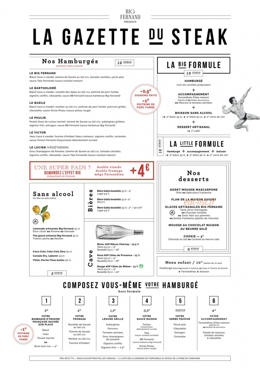 Big Fernand — carte page 1