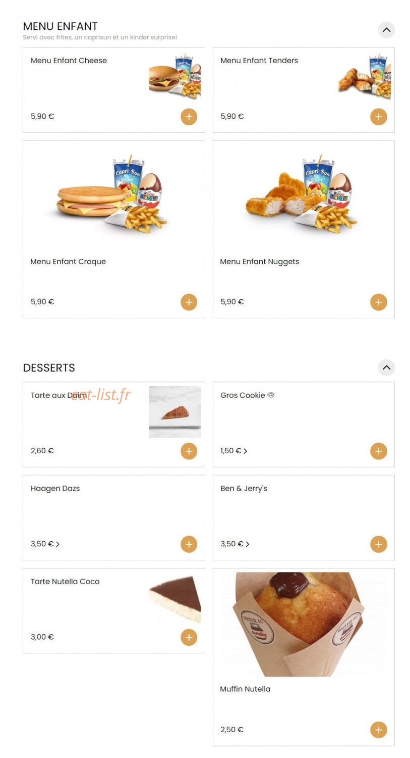 Burger Bro — carte page 7