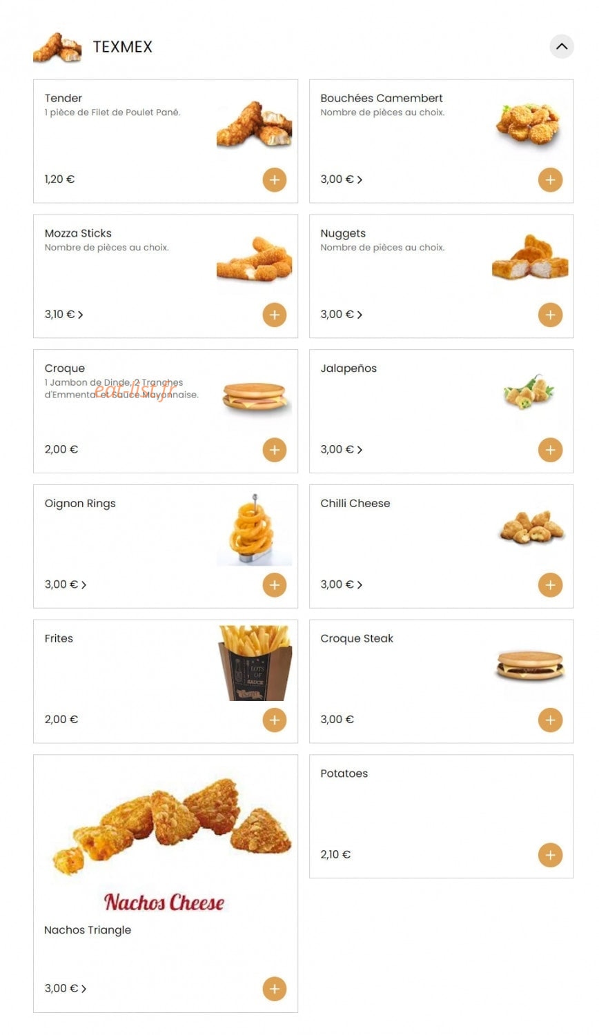 Burger Bro — carte page 6