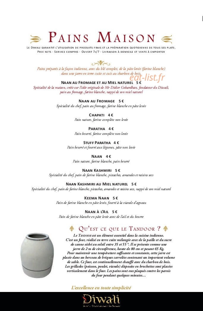 Diwali — carte page 2