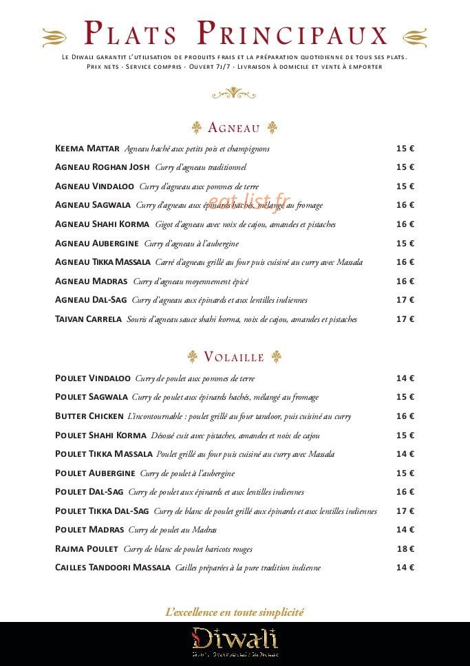 Diwali — carte page 3