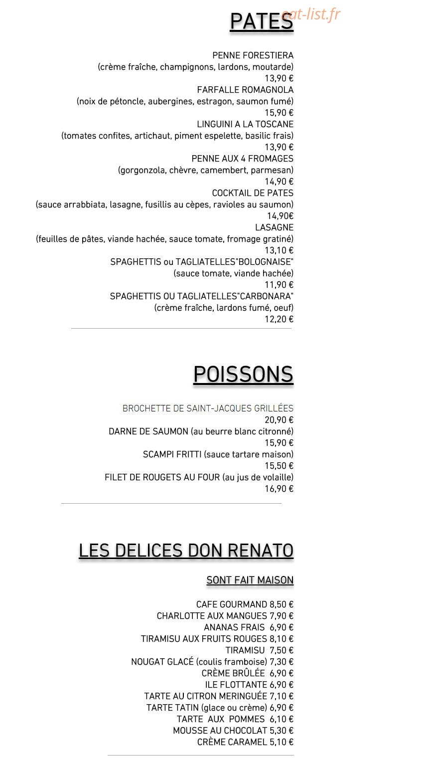 Don Renato — carte page 2