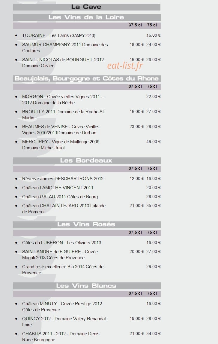 L'avenue — carte page 6