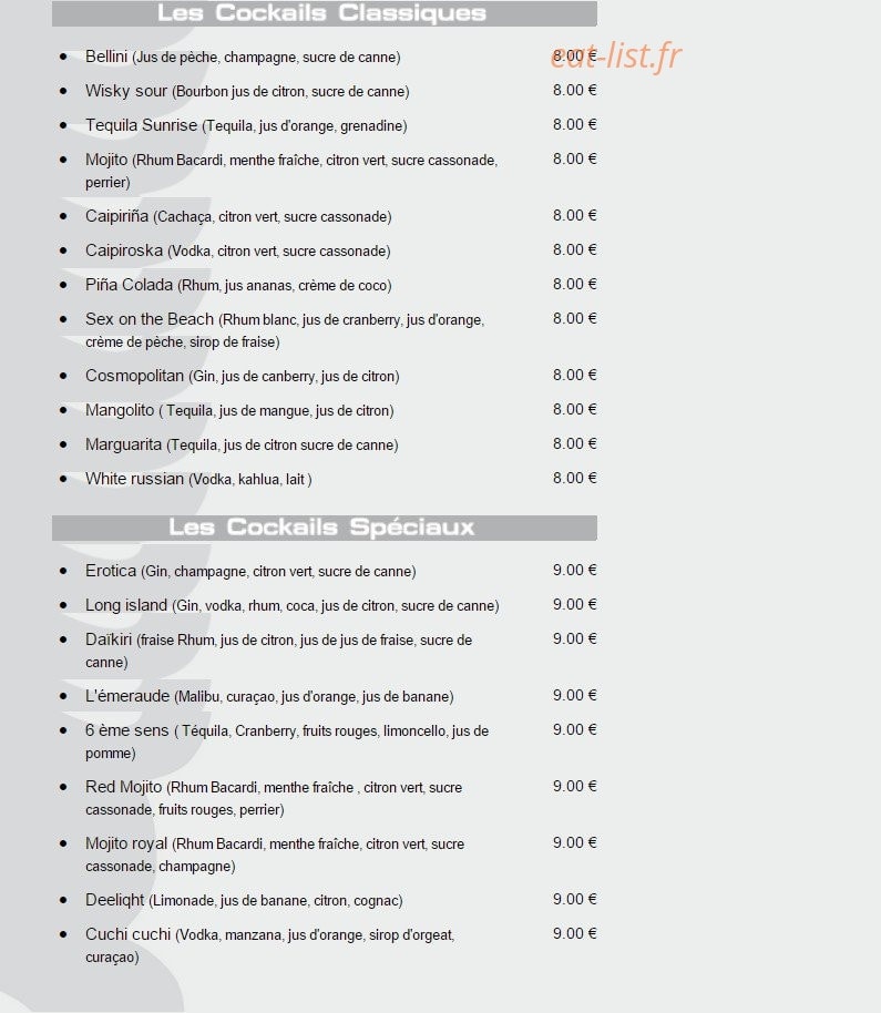 L'avenue — carte page 9