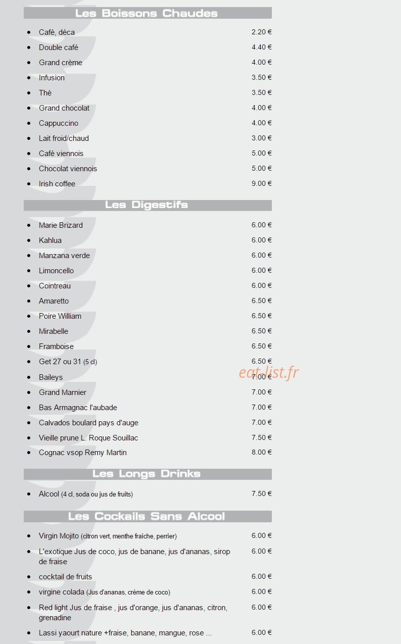 L'avenue — carte page 8