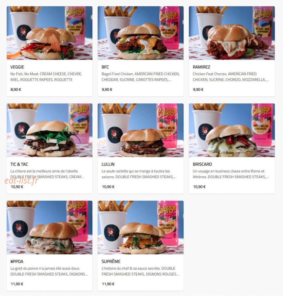 La Bagelerie — carte page 2