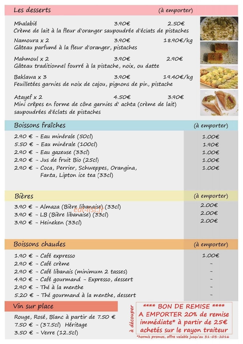 La boutique du Liban — carte page 12