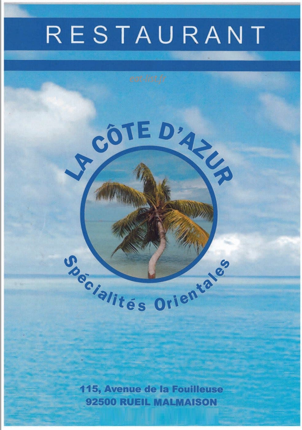 La Côte d'Azur — carte page 1