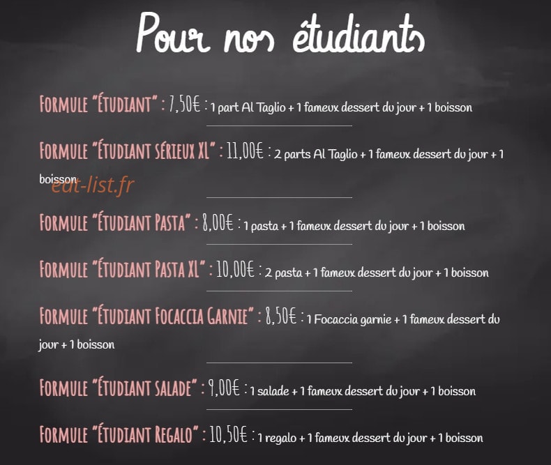 La Pizza du Dimanche Soir — carte page 12