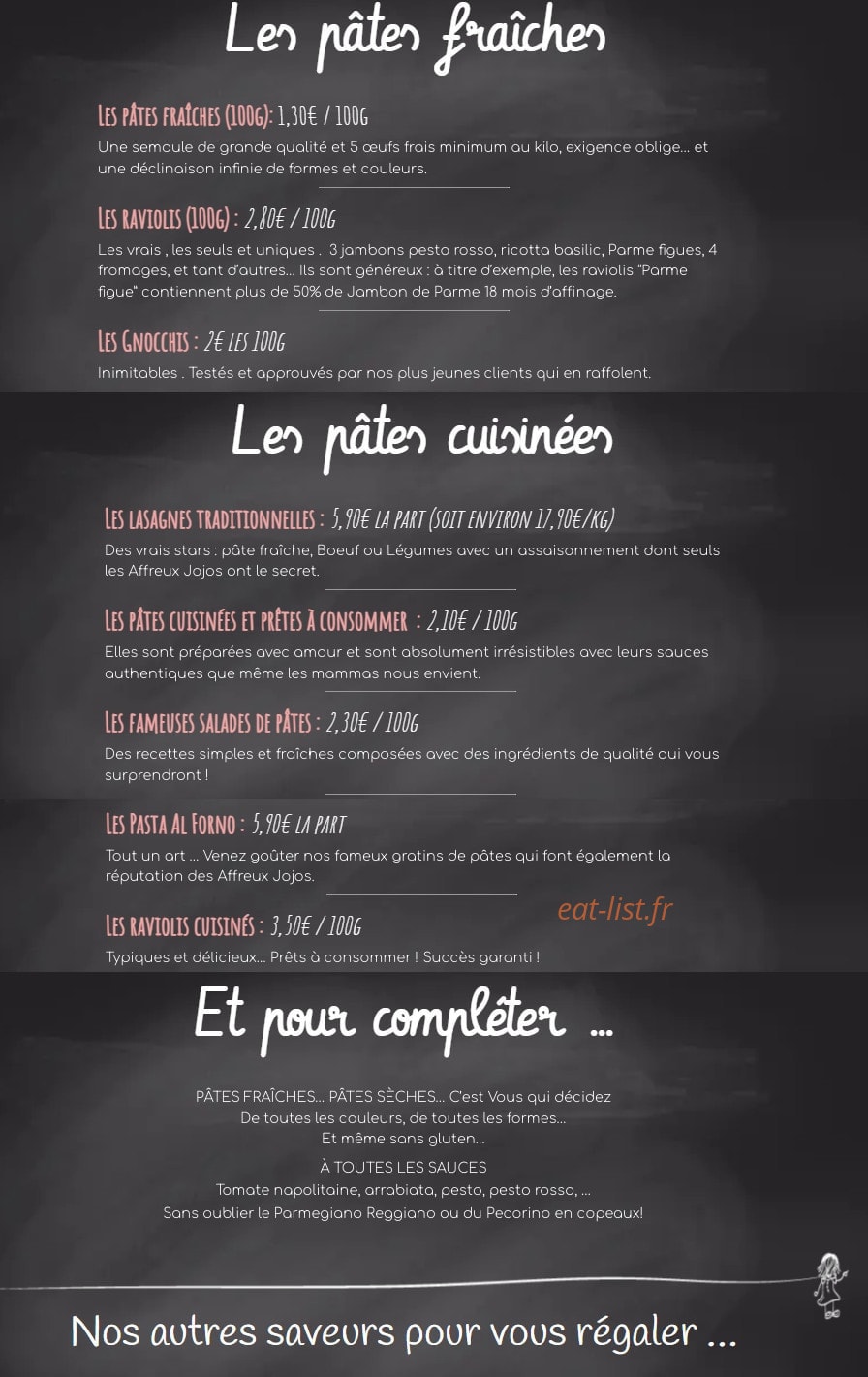 La Pizza du Dimanche Soir — carte page 4
