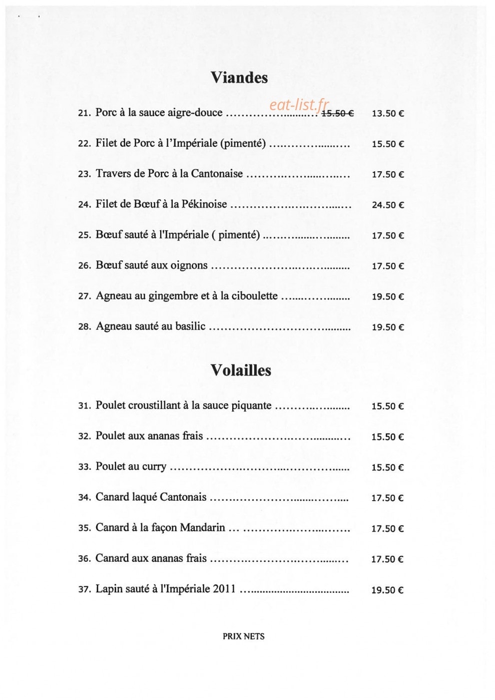 Le Bonheur de Chine — carte page 6