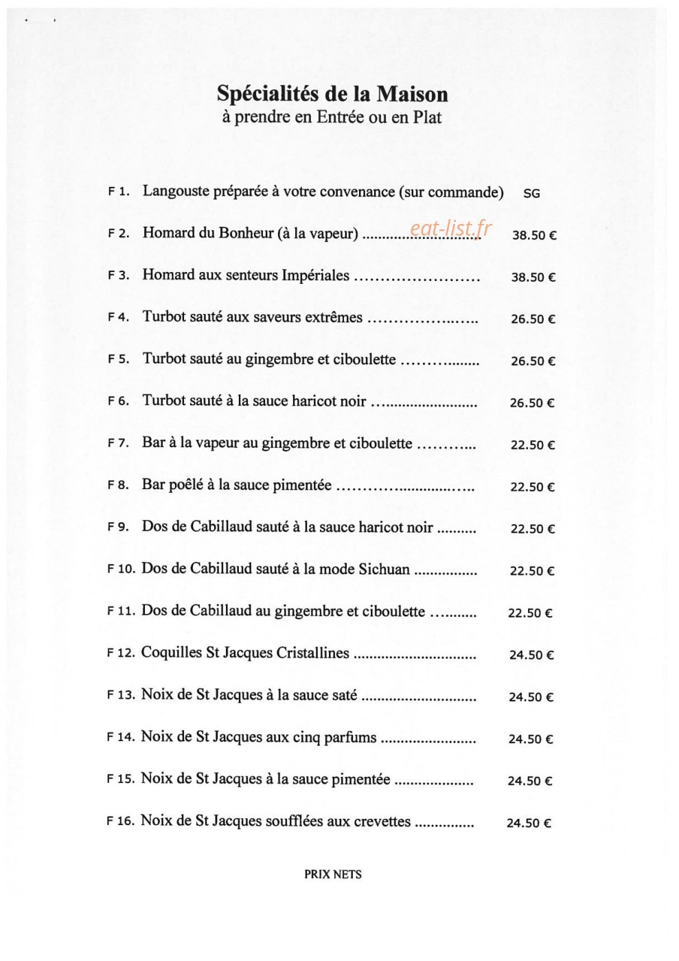 Le Bonheur de Chine — carte page 3