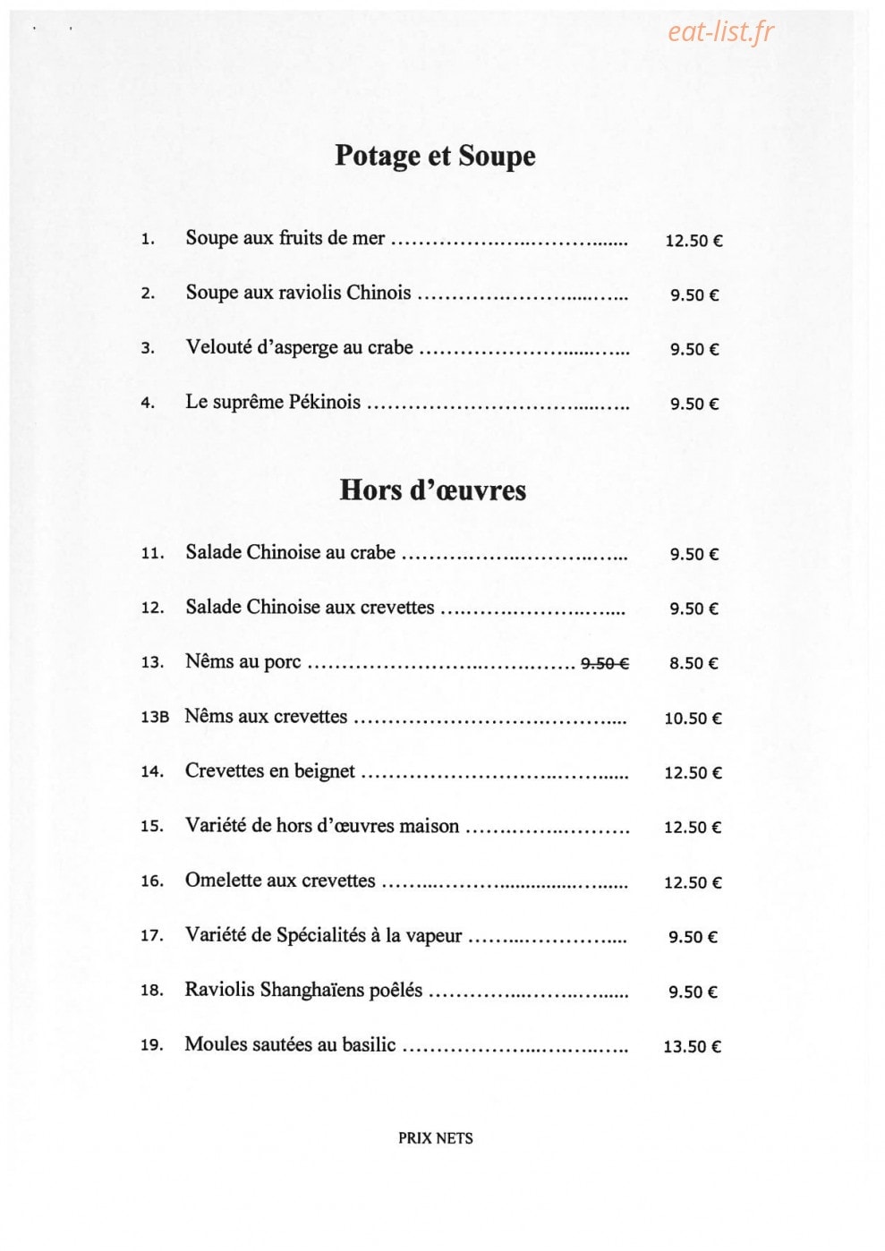 Le Bonheur de Chine — carte page 5