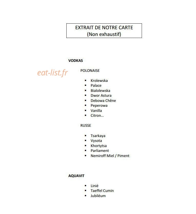 Le comptoir du saumon — carte page 5