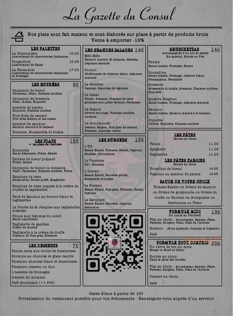Le Consul — carte page 2