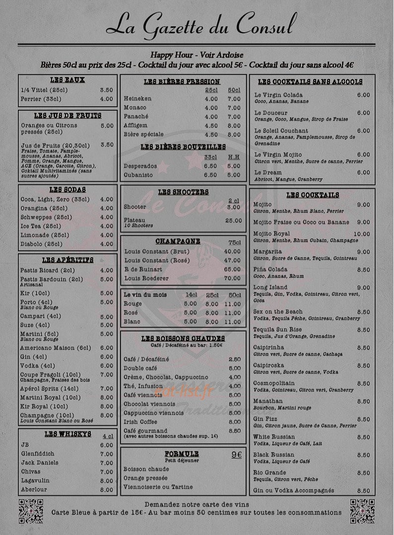 Le Consul — carte page 3