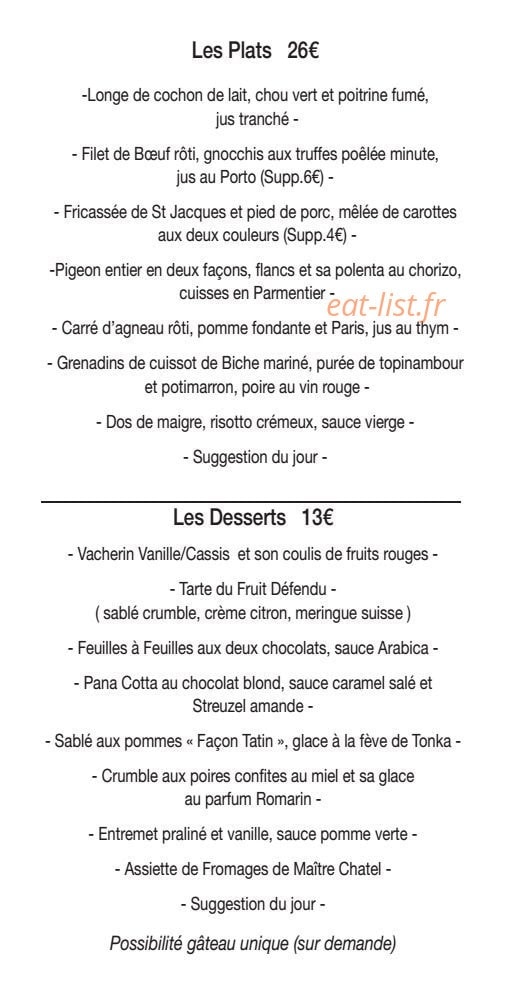 Le Fruit Défendu — carte page 4