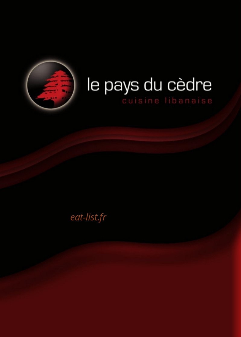 Le pays du cèdre — carte page 1