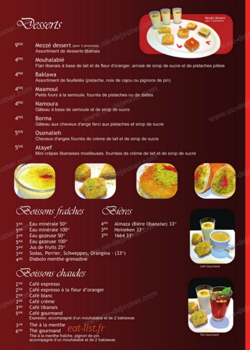 Le pays du cèdre — carte page 6