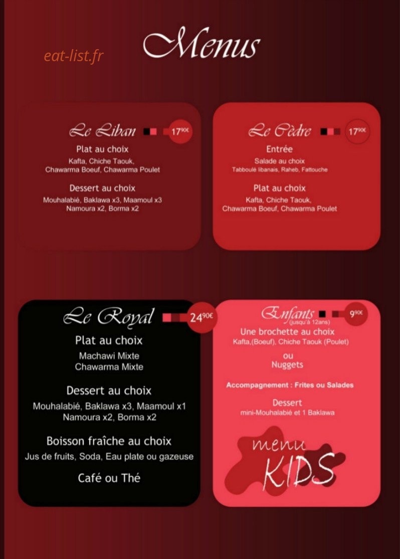 Le pays du cèdre — carte page 5
